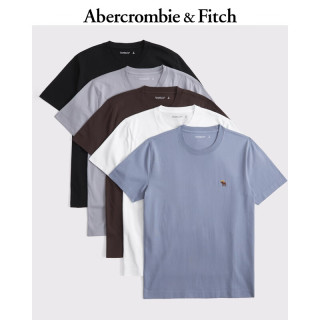 Abercrombie & Fitch 经典小麋鹿图案短袖T恤  5件套装