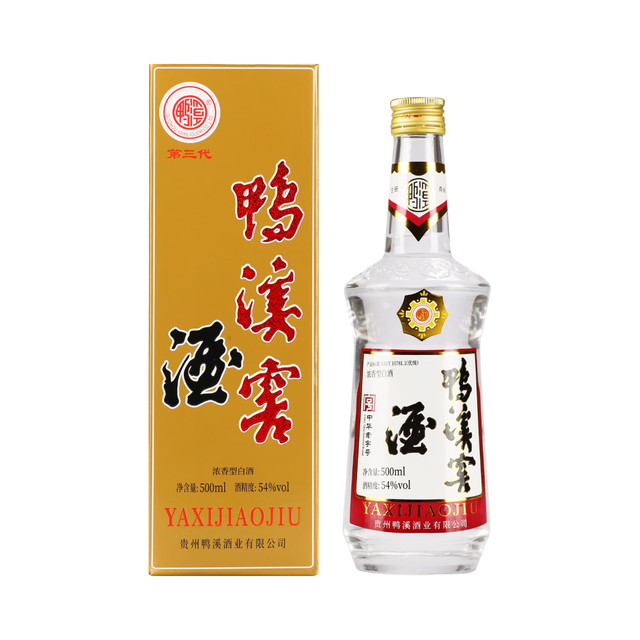 鸭溪窖 复古版 54%vol 浓香型白酒 500ml 单瓶装