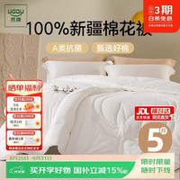 然牌 新疆棉被 100%新疆棉花被子棉花被 春秋被5斤200x230cm