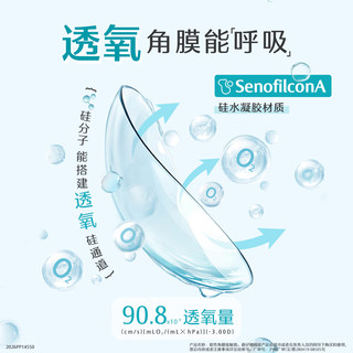 强生 欧舒适硅水凝胶隐形眼镜日抛 30片 700度