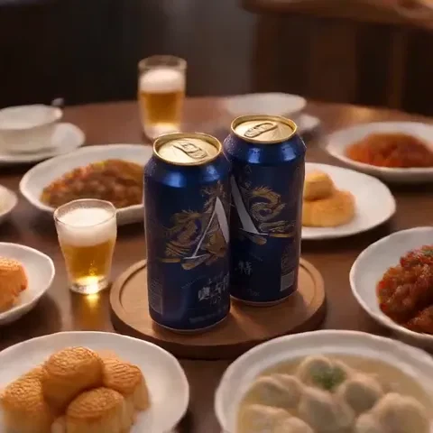 中秋送好礼：Augerta 青岛一厂高端全麦A3啤酒 500mL*12罐+赠博物馆扎啤杯