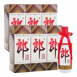 郎酒 郎牌郎酒 53度 酱香型白酒 500ml*6瓶
