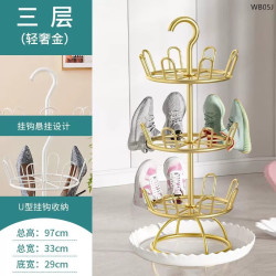 晾鞋架带接水盘家用置地款