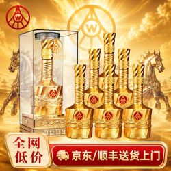 五粮浓香 马年纪念酒 52度浓香型白酒  500mL*6瓶