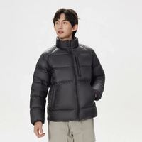 KOLON SPORT 轻暖平衡694FP高蓬松90%鹅绒立领多口袋羽绒夹克男