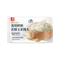 光明牌 鲜奶青稞玉米馒头 360g*8袋 效期11月8日