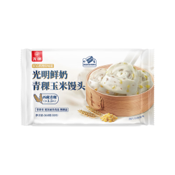 光明牌 鲜奶青稞玉米馒头 360g*8袋 效期11月8日