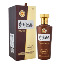 茅台 贵州大曲 80年代 53%vol 酱香型白酒 500ml 单瓶装