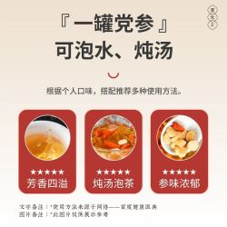 雷允上 党参甘肃原产140g×1瓶搭配黄芪当归枸杞麦冬煲汤泡水品质