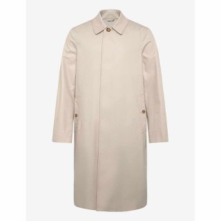 BURBERRY 自营Burberry/博柏丽 Pennan系列格纹内衬隐藏式单排扣男士风衣