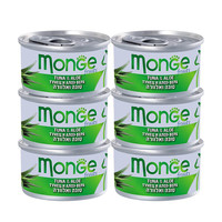 monge 梦吉（MONGE）热带水果猫罐头 果冻系列进口 热带水果 幼猫 鸡肉+芦荟80g*6罐