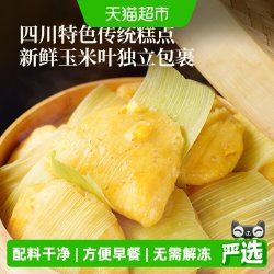 古蜀味道 玉米粑玉米包谷粑学生上班族早餐半成品糕点方便食品360g