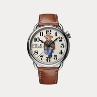 RALPH LAUREN 自营欧洲直邮Ralph Lauren拉夫劳伦 Cowboy Polo Bear男士表盘42m