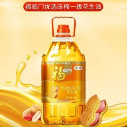 福临门 优选花生油 压榨一级 5L 食用油