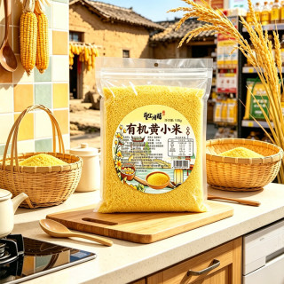 圣上用膳 东北有机黄小米100g 试吃装 有机小米 营养早餐 小米粥