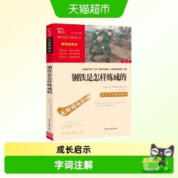 钢铁是怎样炼成的正版原著青少年版小学生必读课外阅读书籍语文