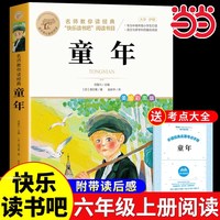 全套3册 童年六年级上册必读的课外书高尔基原著正版快乐读书吧六上阅读书籍人教版书目爱的教育亚米契斯小