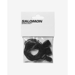 萨洛蒙 自营欧洲直邮SALOMON 黑色尼龙替换鞋带男女通用萨洛蒙户外徒步