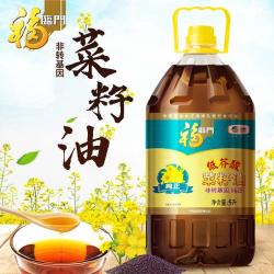 福临门 中粮福临门低芥酸非转基因纯正菜籽油5L装地道菜油香食用油