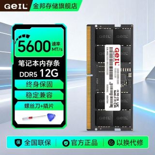 GeIL 12G5600笔记本内存条5600DDR5游戏全新