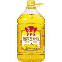 鲁花 压榨玉米油 5L 家用大桶装 非转基因
