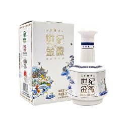 金徽 世纪金徽小五星 42度 浓香型 100mL 光瓶白酒