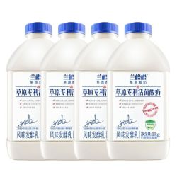 兰格格 草原专利活菌酸奶 1kg*4瓶
