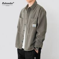 公爵车 工装衬衫式夹克 男士长袖外套
