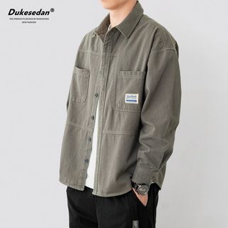 公爵车 工装衬衫式夹克 男士长袖外套