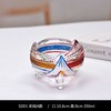 法兰晶 手工彩绘玻璃杯 高脚甜品杯