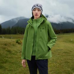伯希和 露思同款山野 冲锋衣外套爆款三合一防风防水女登山服秋