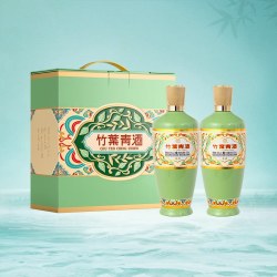 竹叶青 汾酒荣耀 53度清香型白酒 500mL*2瓶