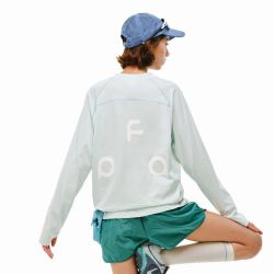 FPA 速干7A抗菌冰感凉皮运动长袖情侣国潮春季宽松圆领潮流黑色t恤