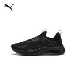 PUMA 通勤轻便透气休闲跑步鞋男女新款秋季网面低帮运动鞋310168 黑色-黑色-01 42.5