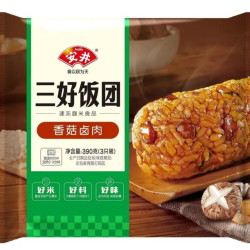 安井 面点任选 390g香菇卤肉饭团*1袋(3只/袋)