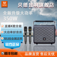 2026新款户外8寸背包便携式K歌声卡蓝牙音响一体机