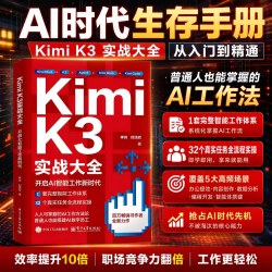 Kimi K3实战大全开启AI智能工作新时代零基础入门实操教程人工智能办公提效职场AI工作方法