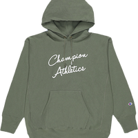 Champion 男士套头薄绒连帽卫衣