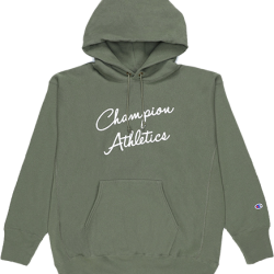 Champion 男士套头薄绒连帽卫衣