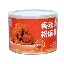 陈吉旺福 香辣肉松麻花罐装300g 罐装