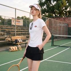 Dickies 刺绣女士短袖欧美时尚圆领舒适t恤新款上衣日常百搭显瘦体恤女夏