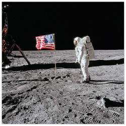 Buzz Aldrin 巴兹·奥尔德林 阿波罗11号《月球上的旗帜》