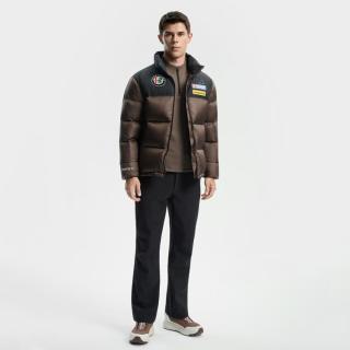 FILA 男装男式短款户外运动羽绒服男士滑雪保暖舒适基础羽绒服