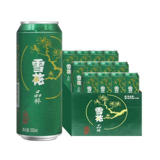 百亿补贴：雪花 啤酒雪花晶粹8度500ml*12听