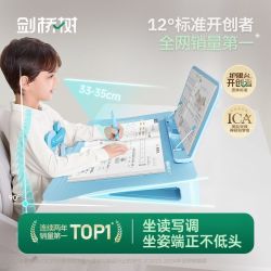 剑桥树 12度坐姿矫正器小学生护眼正姿斜面写字板学习可调节纠正器