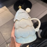 生日礼物女孩儿童马克杯女生圣诞树杯子乔迁新居伴手礼送老师同事