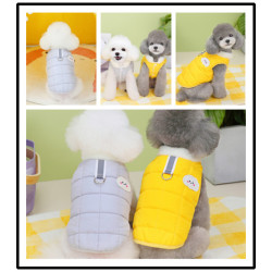 宠物衣服狗狗服装秋冬宠物用品泰迪猫咪衣服冬23大方格棉背心