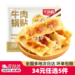 天海藏 牛肉锅贴 250g*1袋 水饺/馄饨