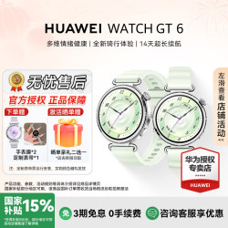 华为 WATCH GT 6 多维情绪 薄荷青 41mm 蓝牙版 智能手表