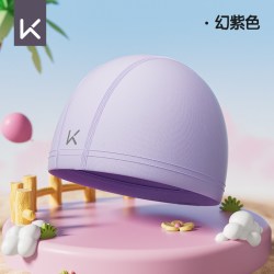 Keep 儿童泳帽专业舒适不勒头防泼水布料泳帽男女童长发宝宝护耳帽